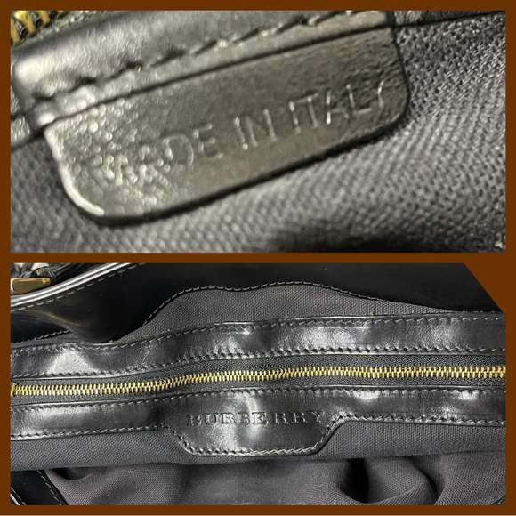 Burberry Briddle Tote Black Shoulder Bag - Picture 4 of 16